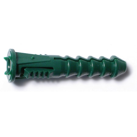 Midwest Fastener Screw Anchor, 1-1/2" L, Plastic, 50 PK 04154